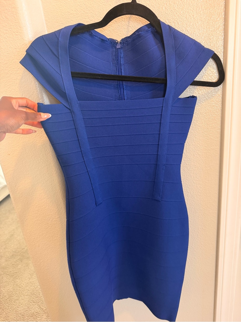 Royal Blue Bodycon Bandage Dress - Women